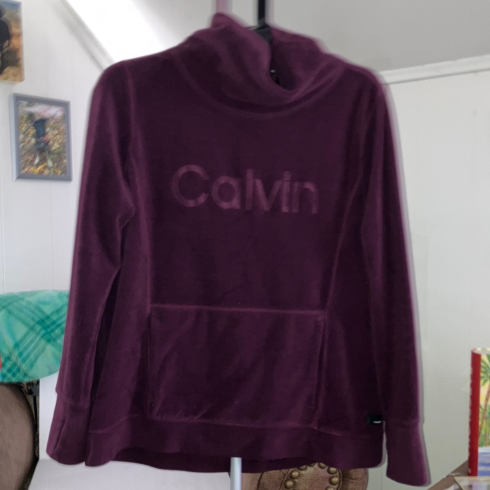 Calvin Klein Deep Plum Cowl Neck Sweater